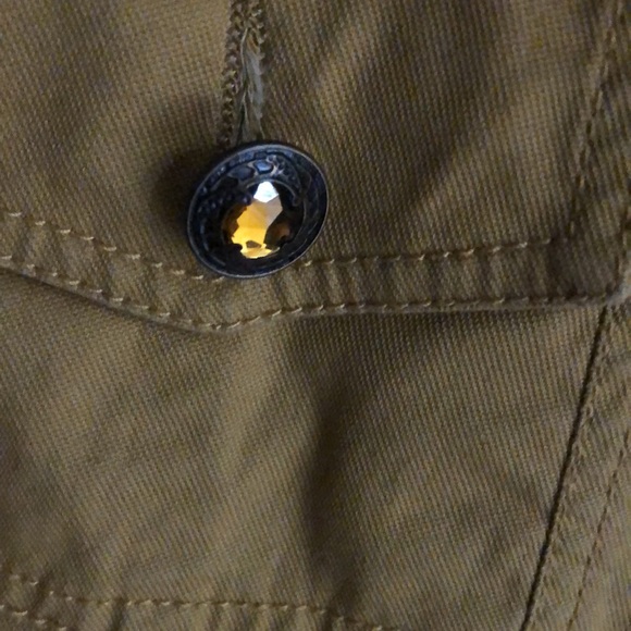 Mustard Color Short Jacket - Sz Small - Picture 10 of 10